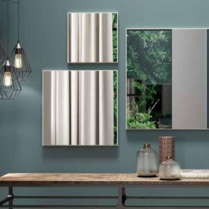 Conjunto 03 espelhos quadrados Dalla Costa ES14ww 100%MDF